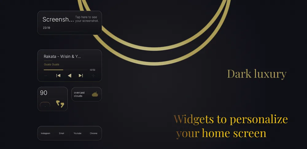Dark Luxury for KWGT