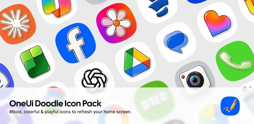 OneUi Doodle Icon Pack
