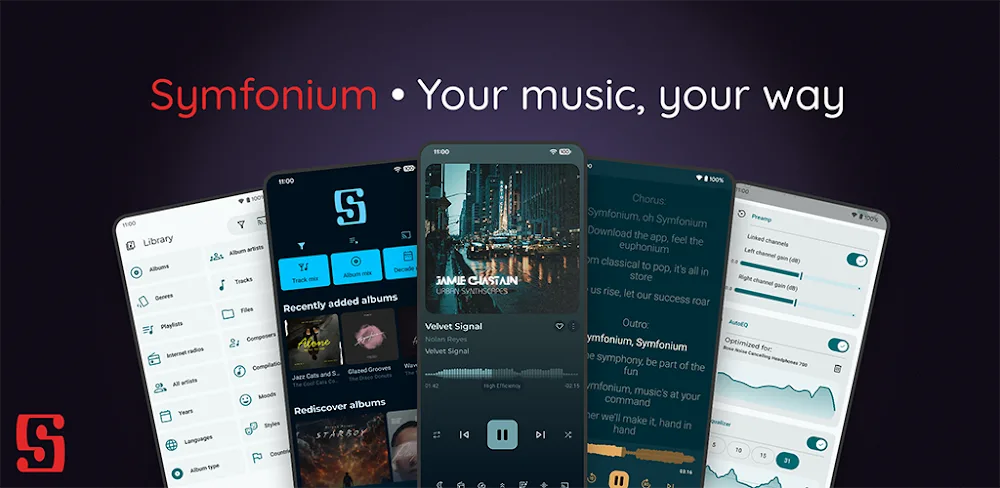 Symfonium: Music player & cast
