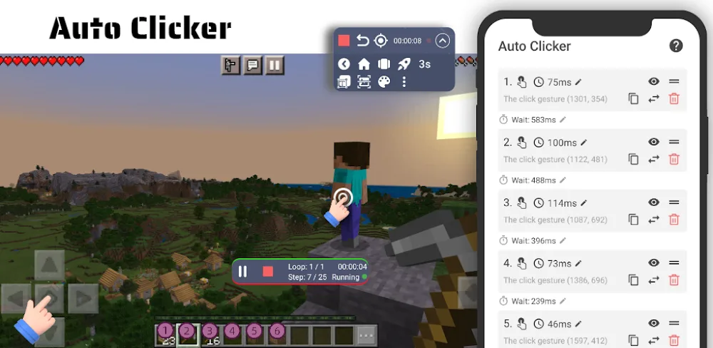 Auto Clicker app for games