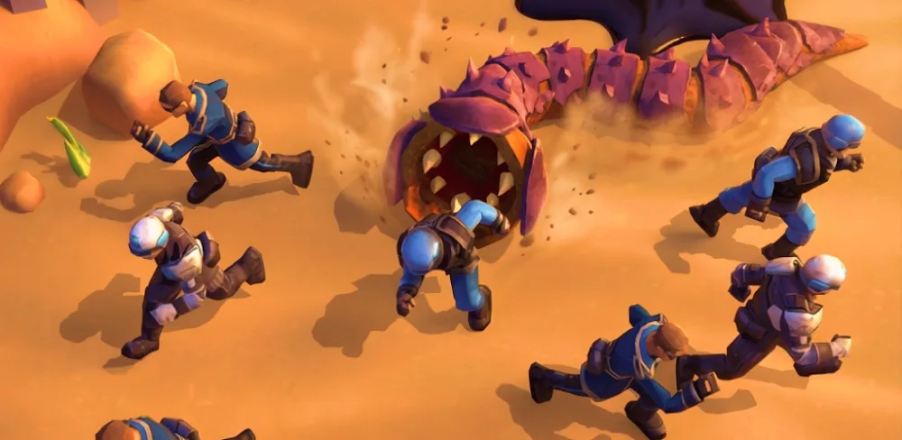 Desert Worm: Idle Survival RPG