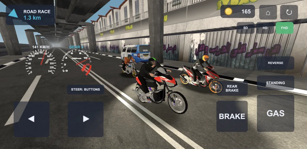 Drag Bike 201m Sunmori