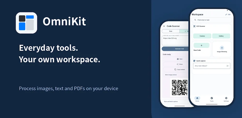 OmniKit: QR OCR PDF Tools