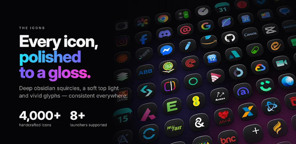 OneUI 9.5: Dark Icon Pack