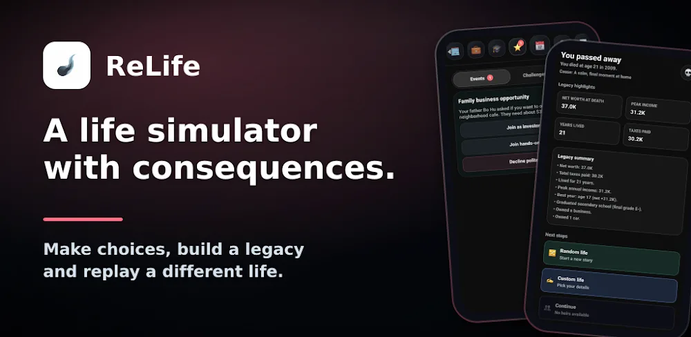 ReLife – Life Simulator