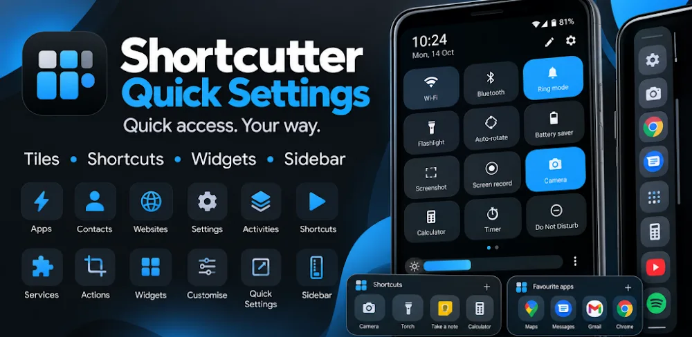 Shortcutter 2: Quick Settings