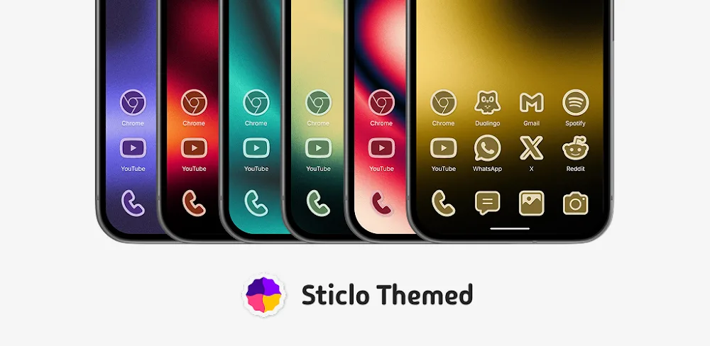 Sticlo Themed – Dynamic Icons