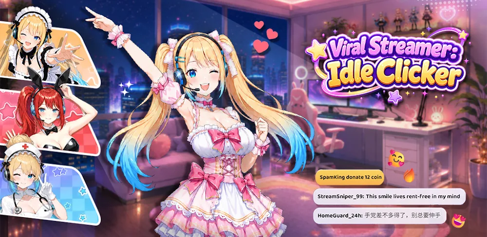 Viral Streamer: Idle Clicker